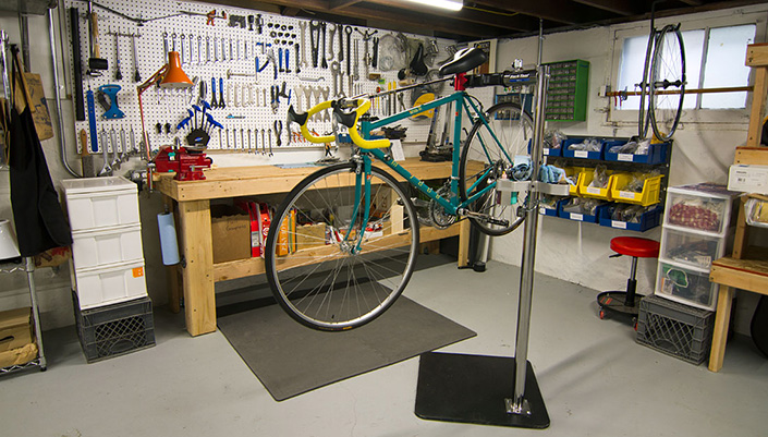 build your own bike repair stand