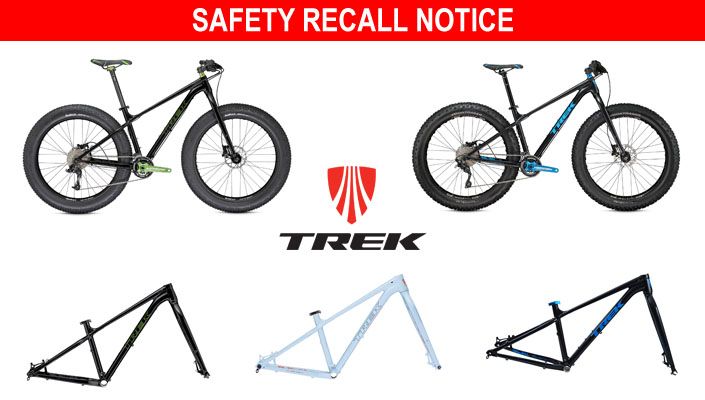 Trek recalls some Farley fat bikes due to fork issue.