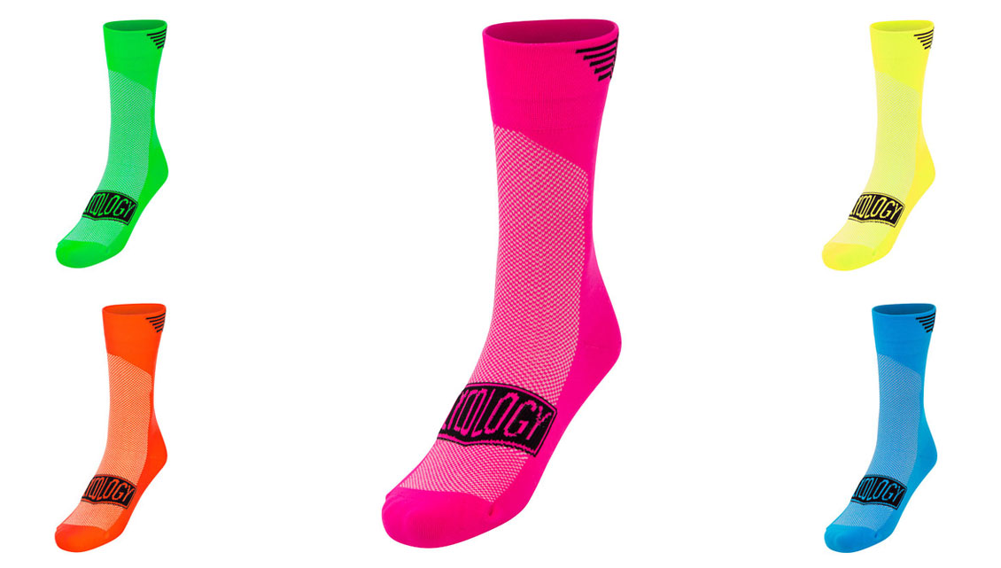 Fluorescent Socks from Cycology