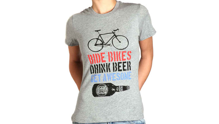 Après Vélo 'Ride Bikes, Drink Beer, Get Awesome' Shirt
