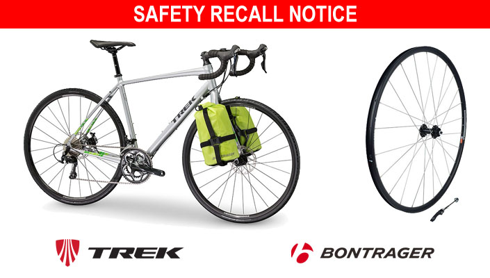 Trek recalls 720 Disc bikes and Bontrager disc wheels