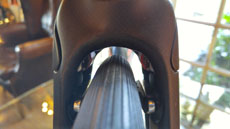 Integrated front brake of the Cipollini NKTT super aero carbon TT / tri bike