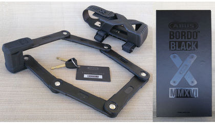 ABUS Bordo Black limited edition folding lock