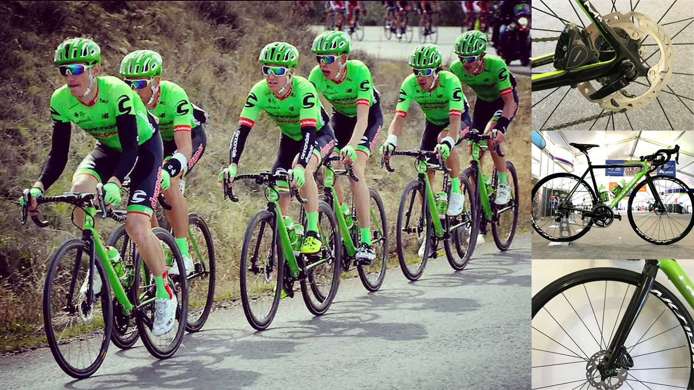 Disc Break-Through: Full Cannondale-Drapac Team on SuperSix EVO DISC bikes at Ruta Del Sol