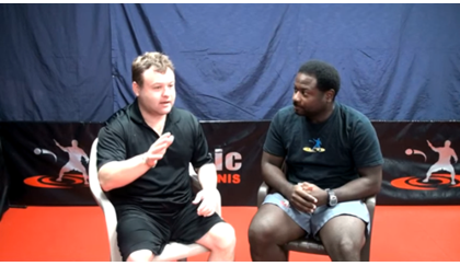 Brian Pace interviews Frank Caliendo and plays some table tennis.