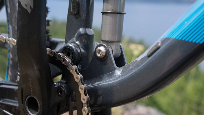Crank and suspension pivot - Marin Hawk Hill - photo by Josh Palmer