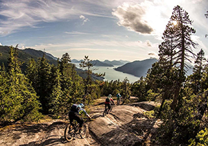 Steep, beautiful trail in Squamish, BC