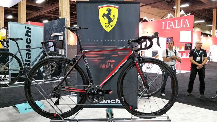 Bianchi / Ferrari SF01 collaboration bicycle
