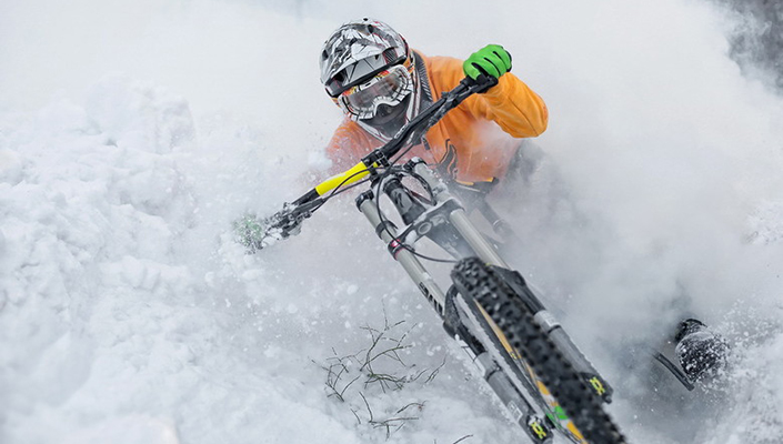 Winter riding can be fun, yet tough on your bike's suspension.