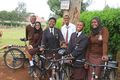 Kenyan kids bike to school wbr