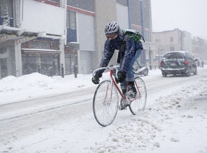 Dressing for the winter chill and cycling