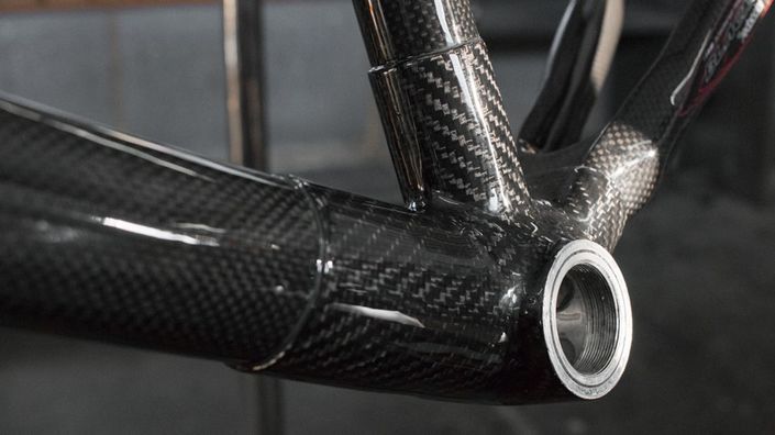 Carbon fiber bike frame