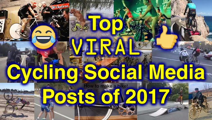 Top viral cycling social media posts of 2017