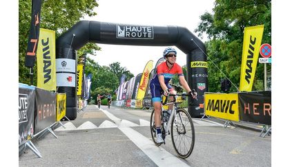 Kimberly Tom finishes Haute Route Alps