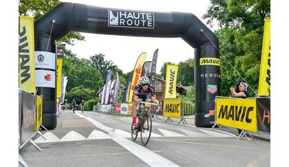Shawn VanGassen finishes Haute Route Alps