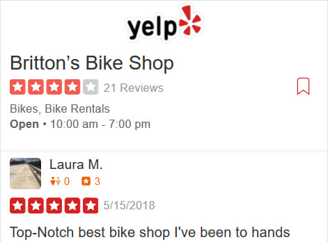 Yelp listing and reviews for Britton's Bike Shop - San Antonio, TX , USA