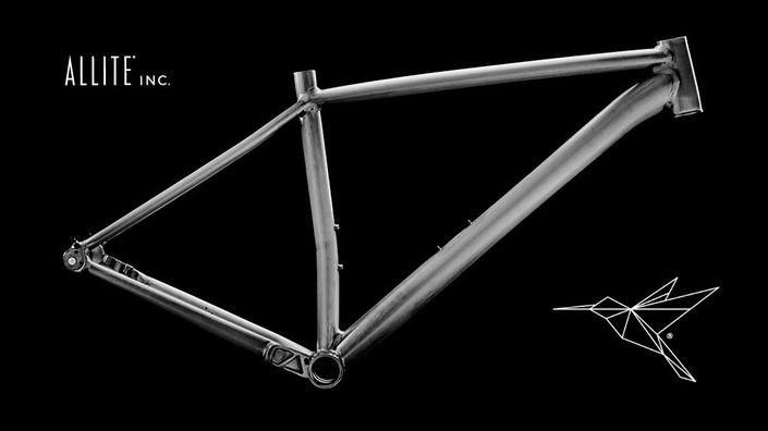 Bicycle frame made from Allite 'Super Magnesium'
