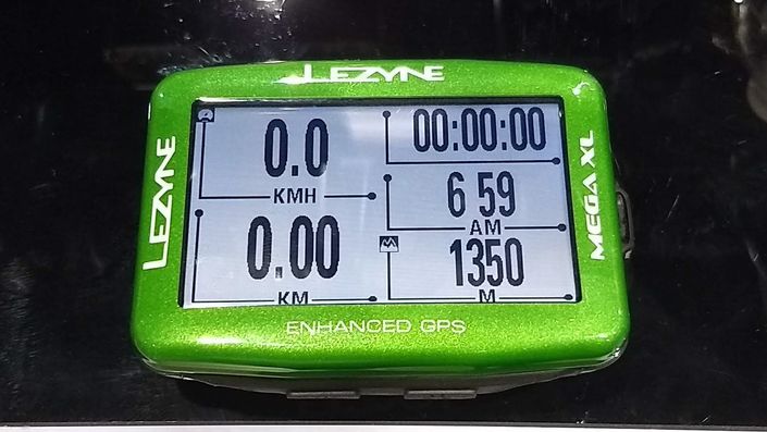 Lezyne Mega XL GPS cycle computer