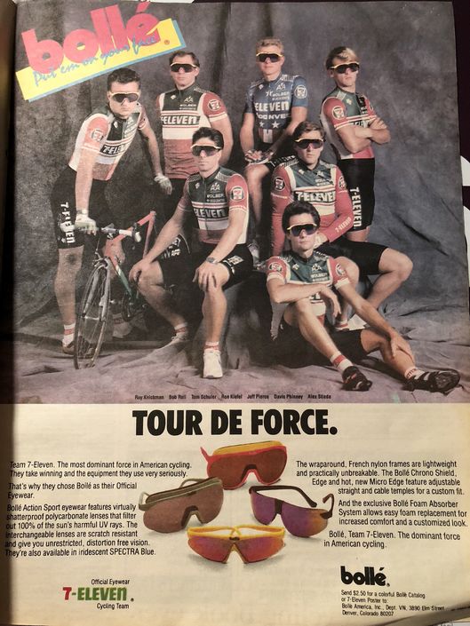 7-Eleven Cycling Team and Bolle - Tour de Force