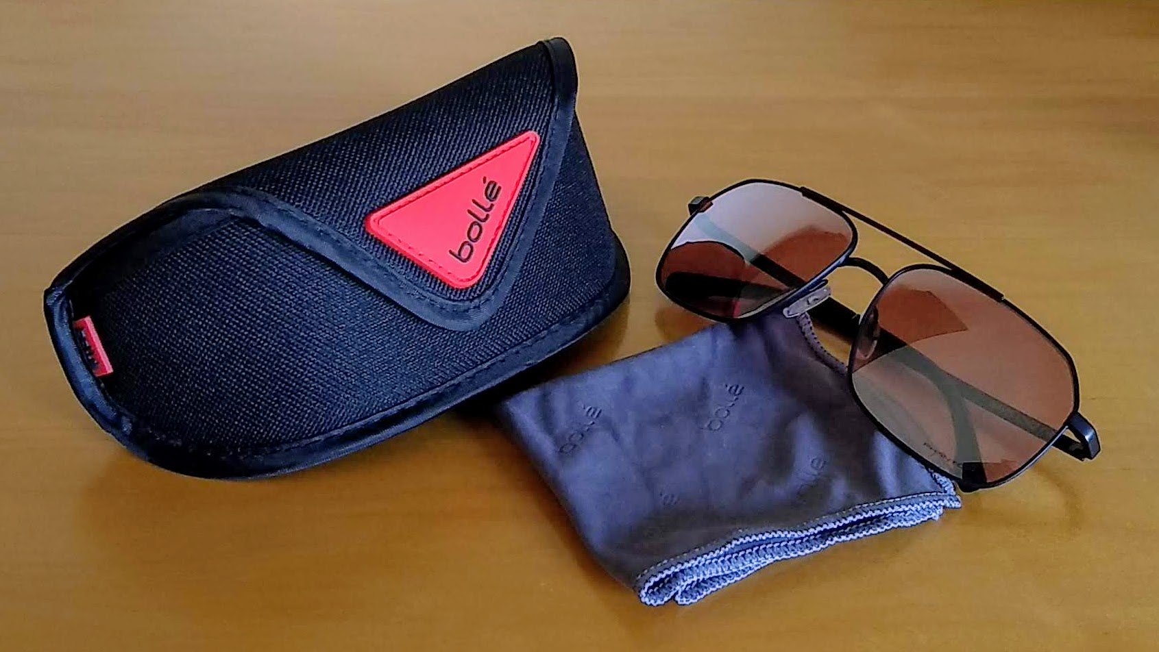 Bolle BOLLE Sunglasses NAVIS Dark Matte Gunmetal with Fire Red Mirrored Lenses 12581 