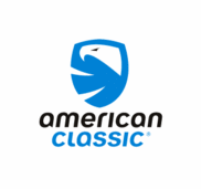American classic logo blue