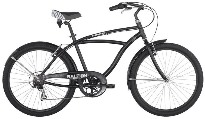 Raleigh Retroglide 7 Cruiser Bike Fenders Cruiser Bike Set Steel 26"  Black