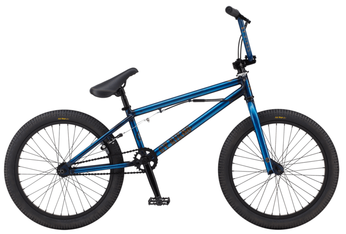 blue gt bmx bike