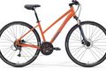 Merida crossway 300 lady orange blue gray side 2016