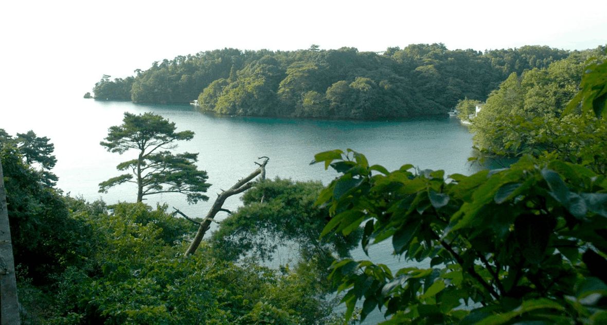 Japan's Noto Peninsula Lush hilly landscape and sea