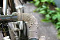 Worn road bike bar tape
