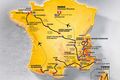 Tour de france route map
