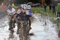 Cyclocrossing cx in mud