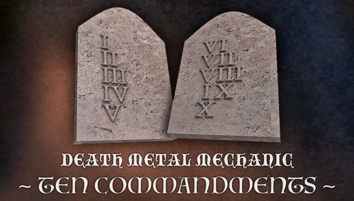 Death metal mechanic - Ten commandments