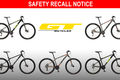 Article gt bicycles mtb safety recall