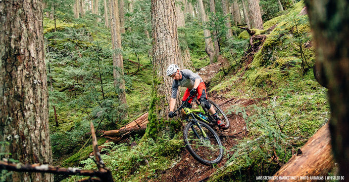 How to ride slippery roots