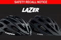 Article lazer helmet safety recall