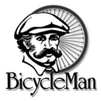 Bicycle man logo