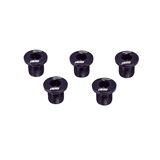 Juego De 5 Tornillos Plato De Aluminio BBB TripleStars Plata Bcr 52