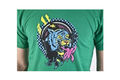 4u dk tiger shirt green