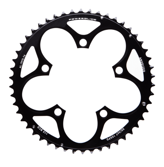 Бсд 5. SRAM 110 46/36. SRAM 5 Bolt Oval chainrring. Raketa Chainring. Звезда Road 50т 1/2"х11/128" BCD-110мм на пяти лапку 8-10ск чёрно-серебристая..