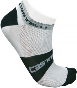 CASTELLI Herren Lowboy 2 Socken – Radsport-Socken, Knöchelhoch, Mit Silber-Garn-Akzent