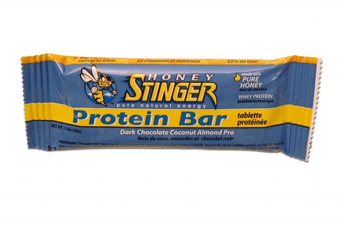 Honey Stinger Dark Chocolate Coconut Almond Protein Bar 10g 2012 7611