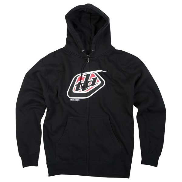 Troy Lee Designs Logo Original Zip-Up Fleece Black 2012