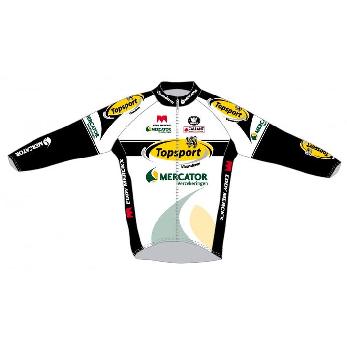 Maillot Cyclisme 1/4 Zip Vermarc Sport AG2R Homme M Blanc Manches