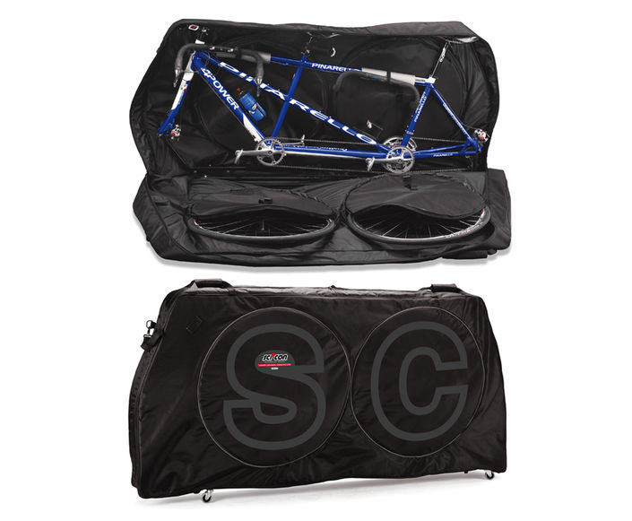 SCICON Travel Plus MTB Fietstas - Beschermende Fiets Reistas Zwart 125x90x22cm