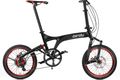 Pacific cycles birdy rohloff disc 14 speed black orange side 2015