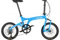 Pacific cycles birdy standard 9 speed cyan side 2015