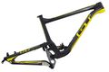 Gt bicycles helion carbon frameset graphite yellow white side 2015