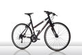 Ridley tempo x women disc black white red front profile 2015