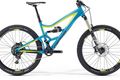 Merida one sixty 7.900 blue yellow black side 2016